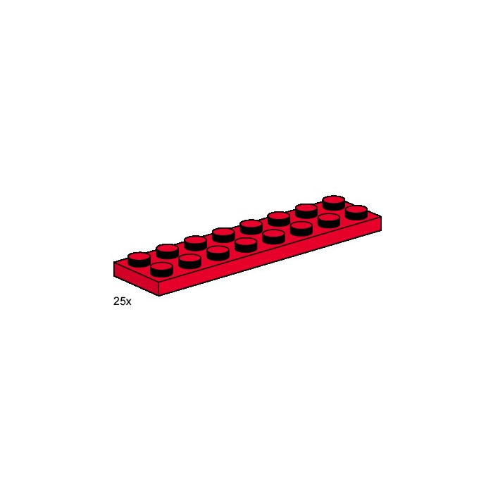 Lego 2x8 red plates set 3491 brick owl lego marketplace