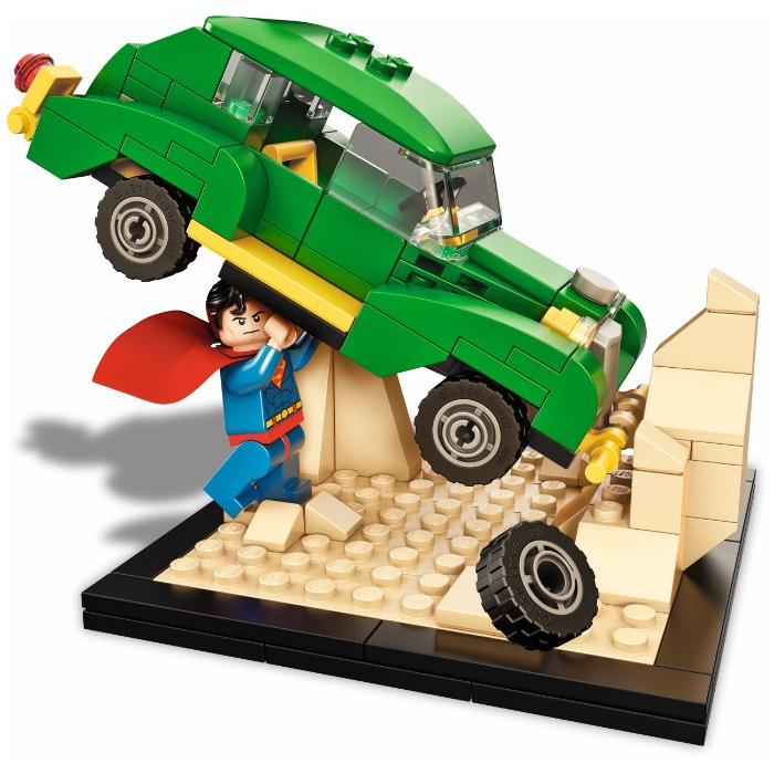 LEGO Green Car Truck Vehicle Roof Piece 