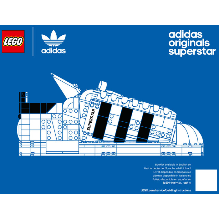LEGO 10282 adidas Originals Superstar - LEGO Icons - BricksDirect