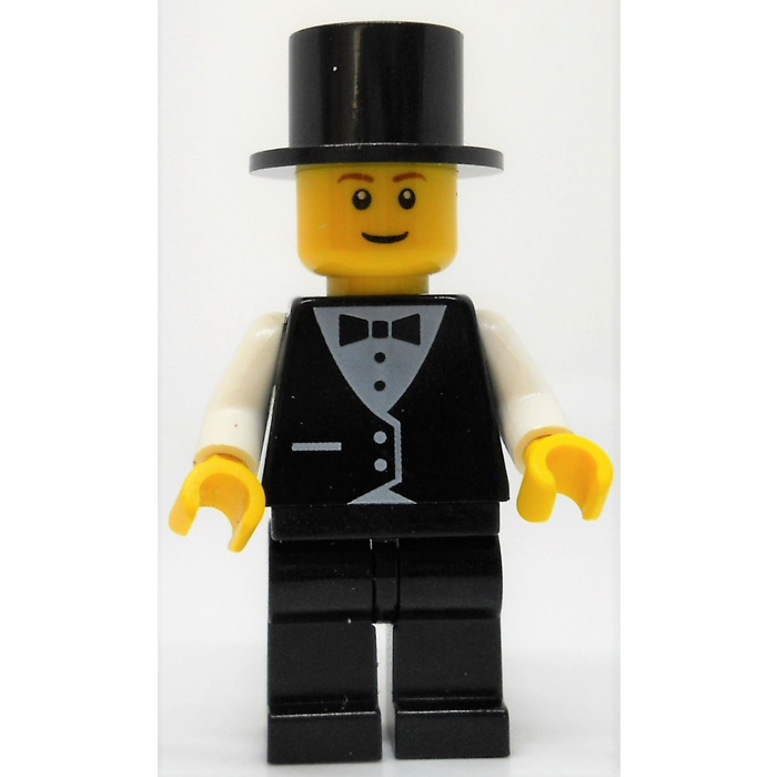 Lego 2x Black Minifig Top Hat 4105175 3878 Headgear Hat 