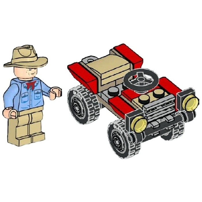 LEGO Alan Grant with Quad Set 122408 | Brick Owl