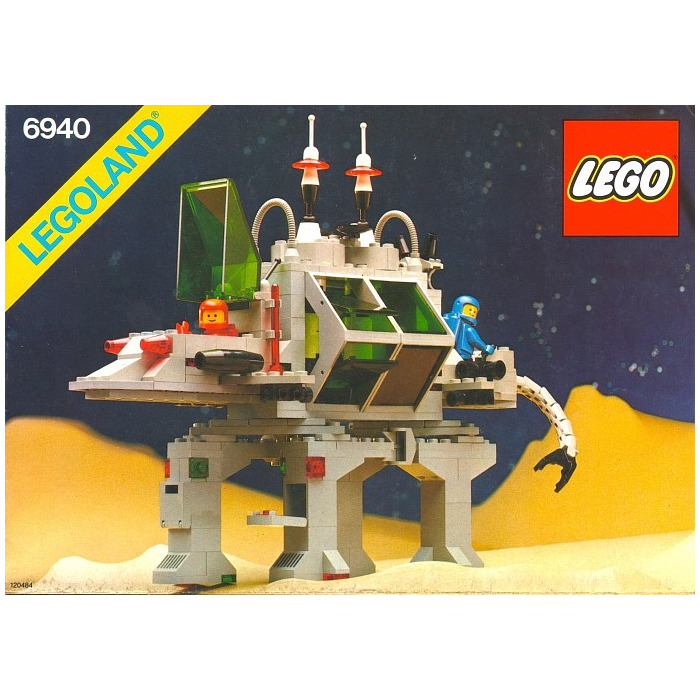 LEGO® Space Classic 1x Figur Astronaut blau mit Airtank aus 6971 6940 6972 K419 