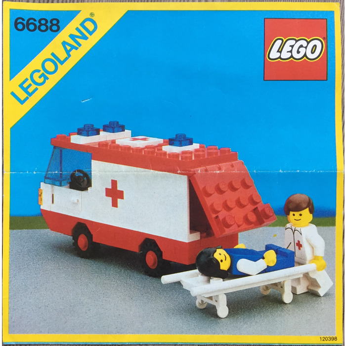 LEGO Ambulance Set 6688 Instructions Brick Owl - LEGO Marketplace