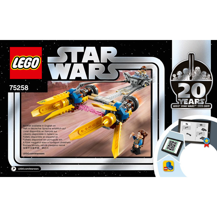 LEGO Anakin's Podracer – 20th Anniversary Edition Set 75258 ...