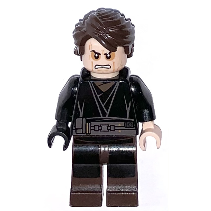Lego Anakin Wig Hair Wavy x 1 Tan for Minifigure 