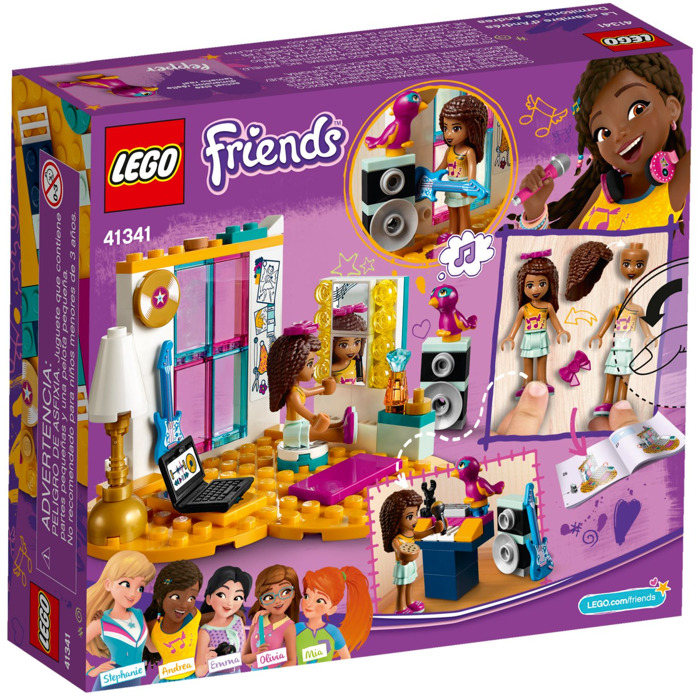 LEGO Andrea's Bedroom 41341 Packaging | Brick Owl - LEGO Mercado