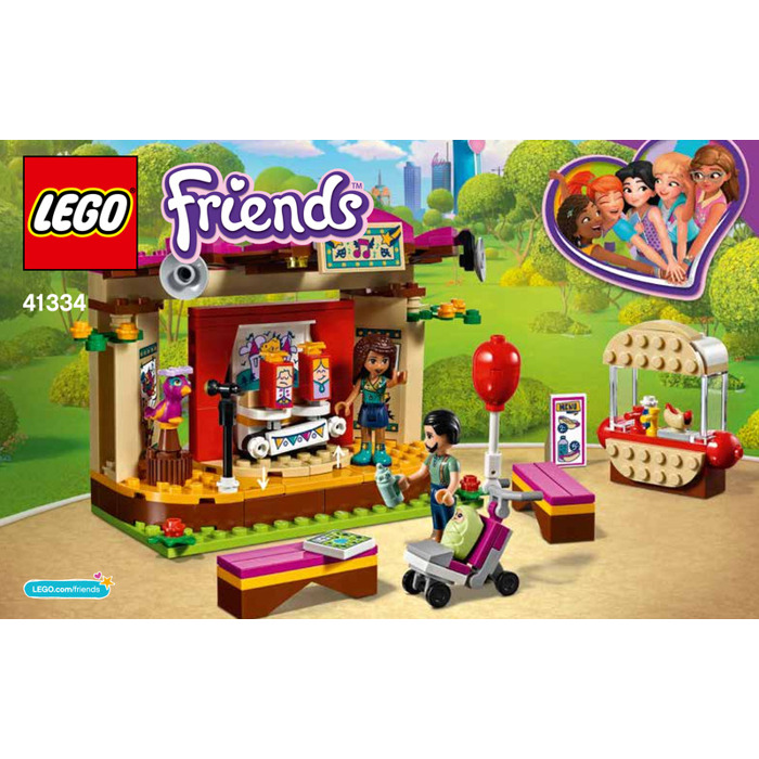 LEGO Andrea's Park Performance Set 41334 Instructions Set | Brick Owl ...