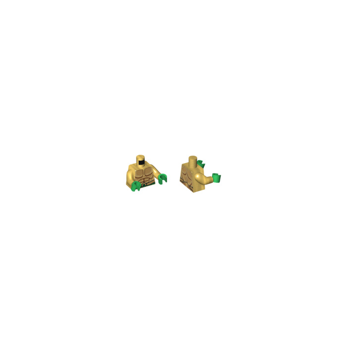 Lego New Pearl Gold Frog Animal Reptile Piece