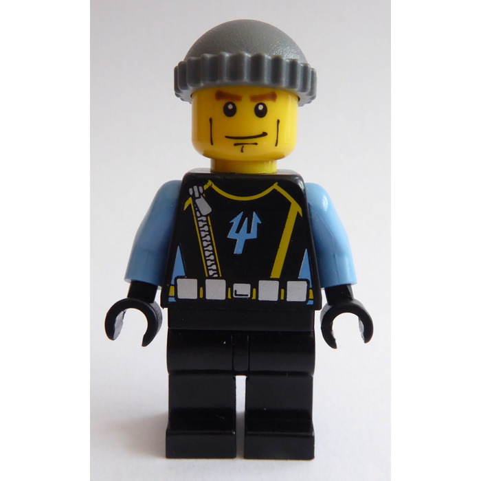 Lego Minifigure Headgear Helmet Hat Grey Bonnet Knit Cap 41334 Free Shipping! 