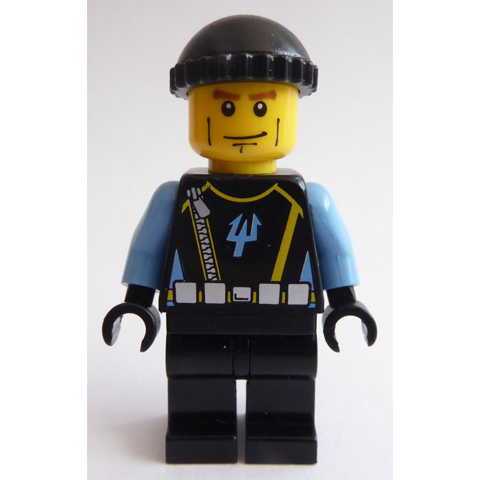 x20 NEW Lego City Minifig Headgear Beanie BLACK Knit Hat 