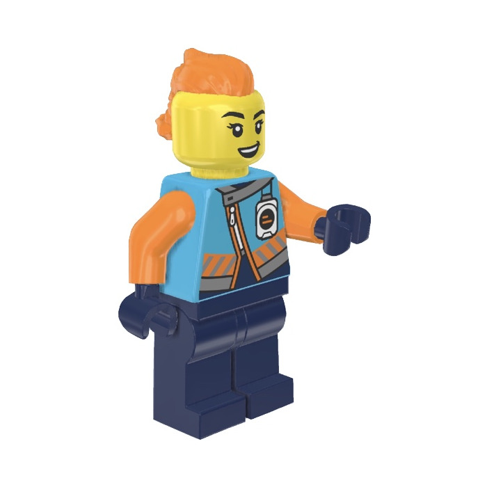 レゴ 北極 Explorer メカニック と オレンジ 髪 ミニフィギュア | Brick Owl - LEGO 市場