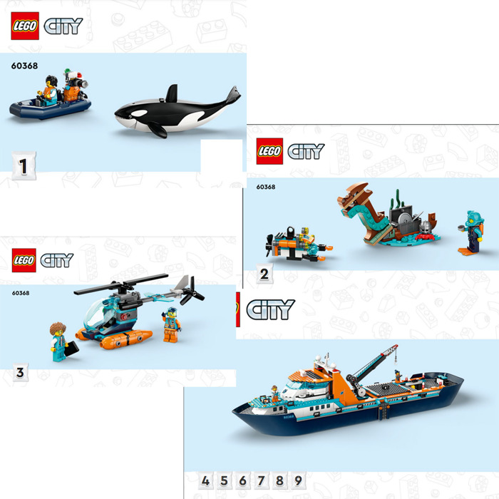 LEGO Arctic Explorer Ship Set 60368 Instructions Set | Brick Owl - LEGO ...