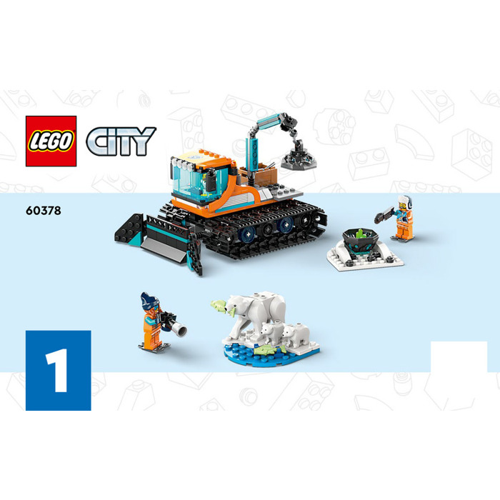 LEGO City Arctic Explorer Truck and Mobile Lab Building Toy Set 60378