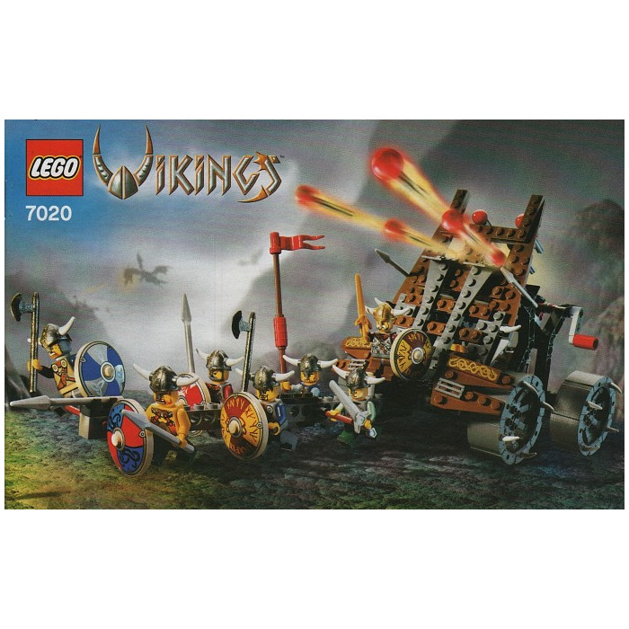 LEGO Army of Vikings with Heavy Artillery Wagon Set 7020