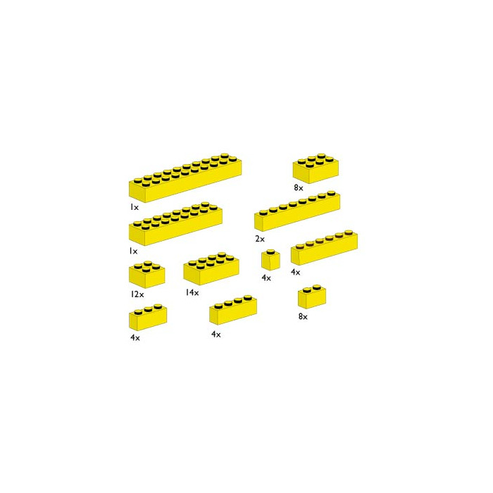 LEGO Assorted Yellow Bricks Set 10010 | Brick Owl