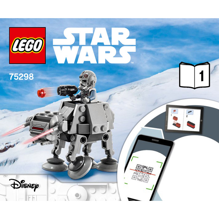 LEGO AT-AT vs. Tauntaun Microfighters Set 75298 Instructions | Owl - LEGO Marketplace
