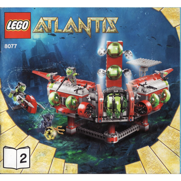 Dental radar glæde LEGO Atlantis Exploration HQ Set 8077 Instructions | Brick Owl - LEGO  Marketplace