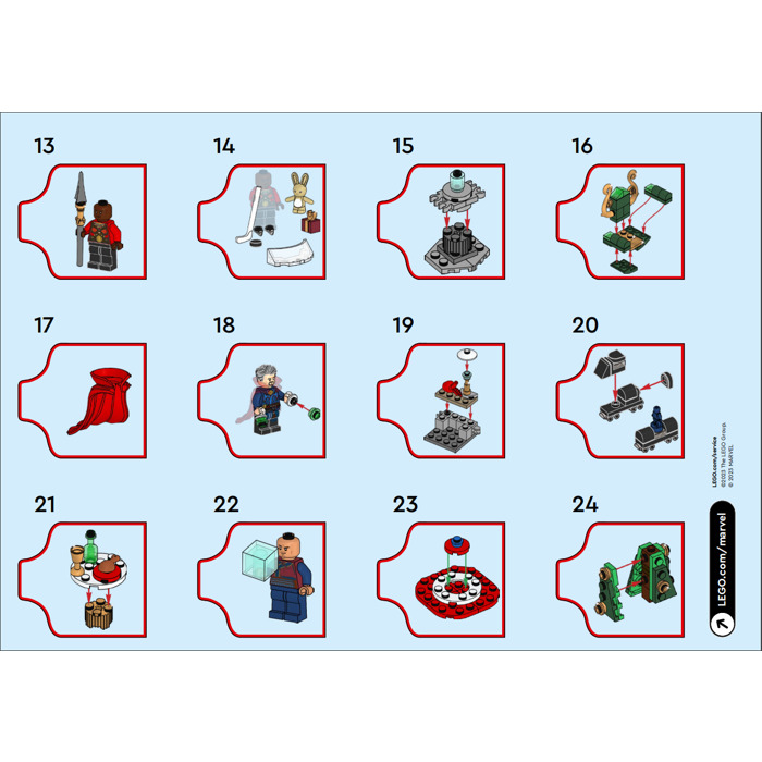 ▻ LEGO Marvel 76267 Avengers Advent Calendar 2023: the set is online on the  Shop - HOTH BRICKS