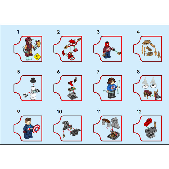 LEGO Avengers Advent Calendar 2023 Set 76267 1 Instructions Brick Owl LEGO Avengers Advent Calendar 2023 Set 76267 1 Instructions Brick Owl