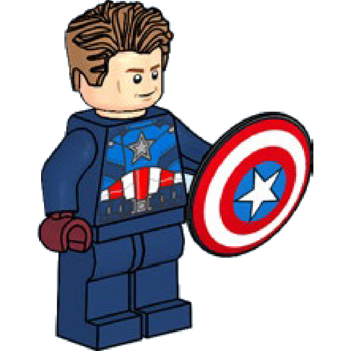 LEGO Captain America - Unmasked Minifigure Comes In