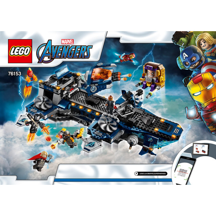 LEGO Avengers Helicarrier Set 76153 Instructions Set | Brick Owl - LEGO ...