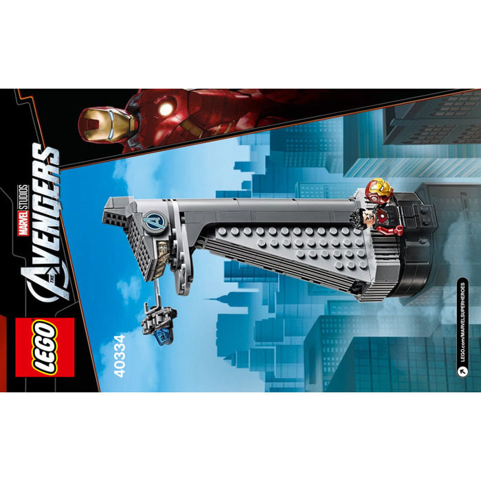 lego avengers tower set