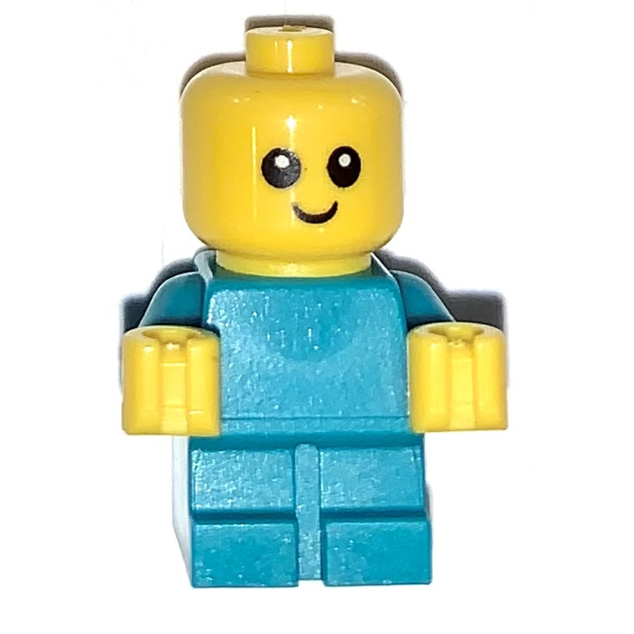LEGO Baby met Dark Turquoise Jumper minifiguur | Brick Owl - LEGO ...