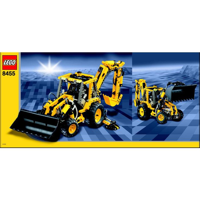 LEGO Back Hoe Set 8455 Instructions Brick Owl LEGO Marketplace