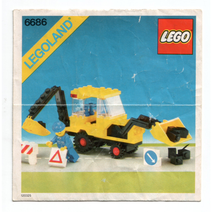 LEGO Backhoe Set 6686 Instructions Set | Brick Owl - LEGO Marketplace