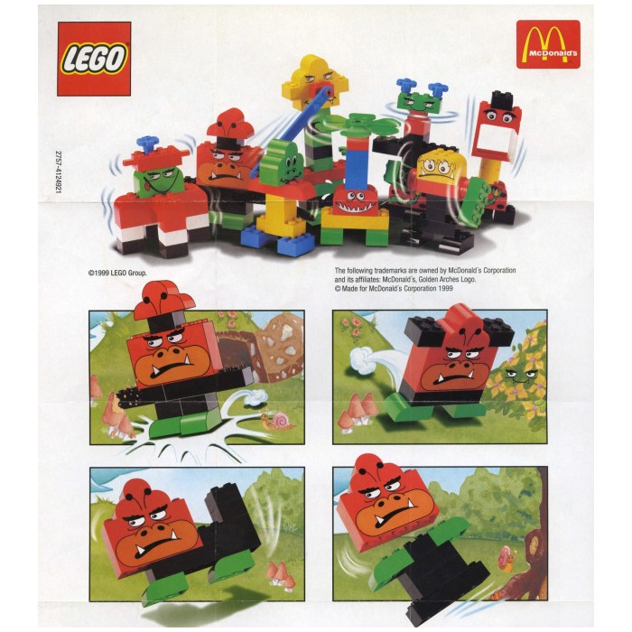 Set 9719 6187 7636 4225 LEGO Green bricks Brick 2 x 3 with Curved Top ref 6215