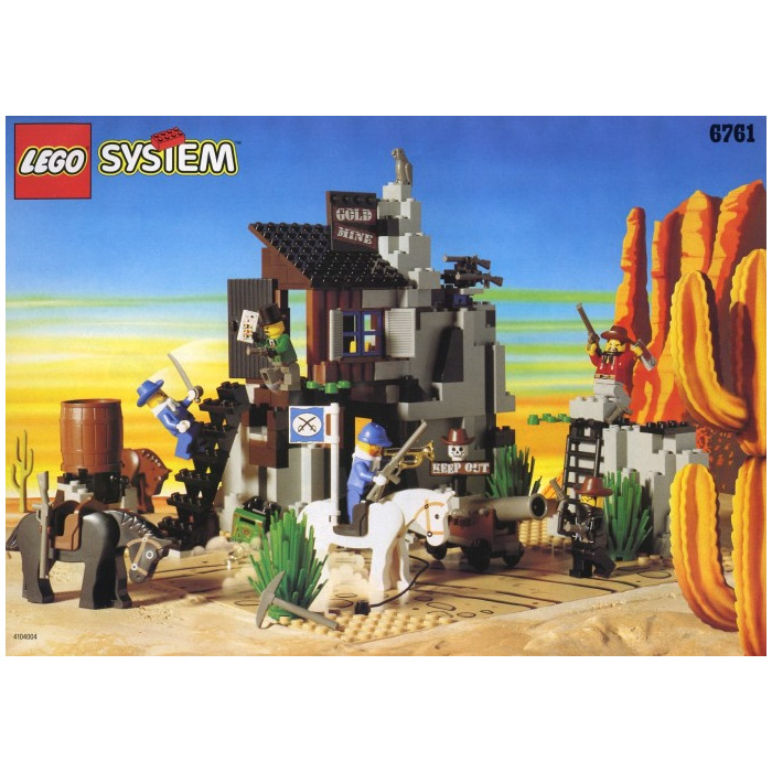 Lego Bauplatte 2359px2 Set 6761 Bandit's Secret Hide-Out Western Wild West 
