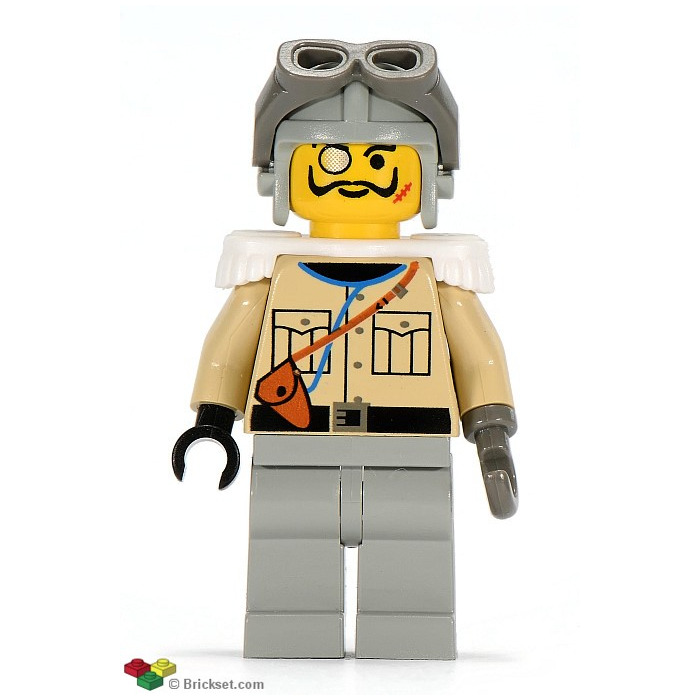 Lego 1 x Schulterklappe Epaulette 2526 perlgold Captain Brickbeard 