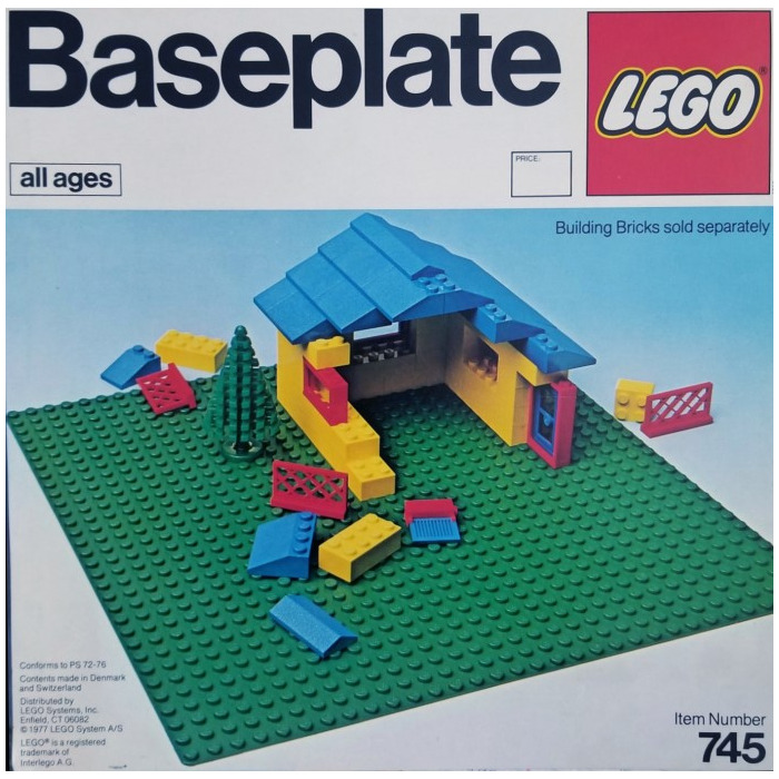 LEGO Gris pierre foncé Plaque de Base 32 x 32 (3811)