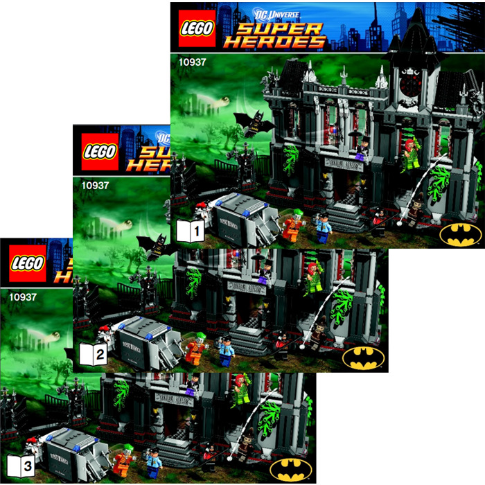 LEGO Batman: Arkham Asylum Breakout Set 10937 Instructions | Brick Owl -  LEGO Marketplace