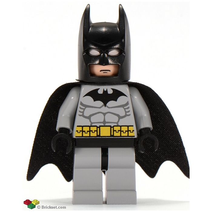 LEGO Batman with Medium Stone Gray Suit and Black Mask Minifigure | Brick  Owl - LEGO Marketplace