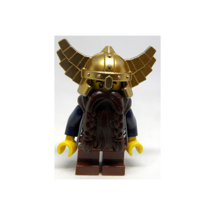 NEW LEGO Reddish Brown Dwarf Helmet Castle Minifigure Headwear Headgear Fig J10 