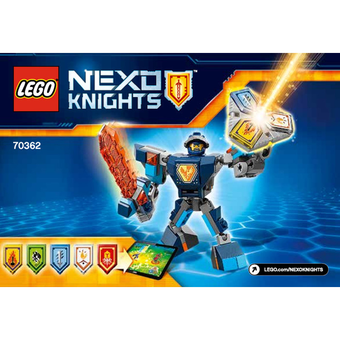 lego nexo knights battle suit