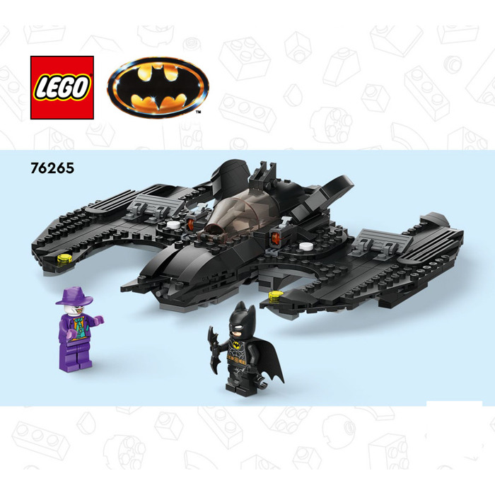 LEGO Batwing Batman vs. The Joker Set 76265 Instructions Brick