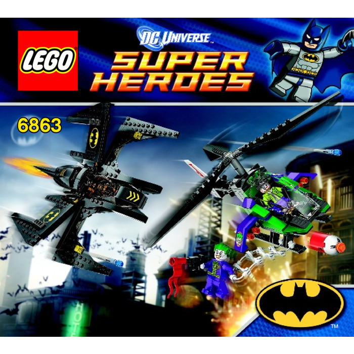 LEGO Batwing Battle Over Gotham City Set 6863 Instructions Brick