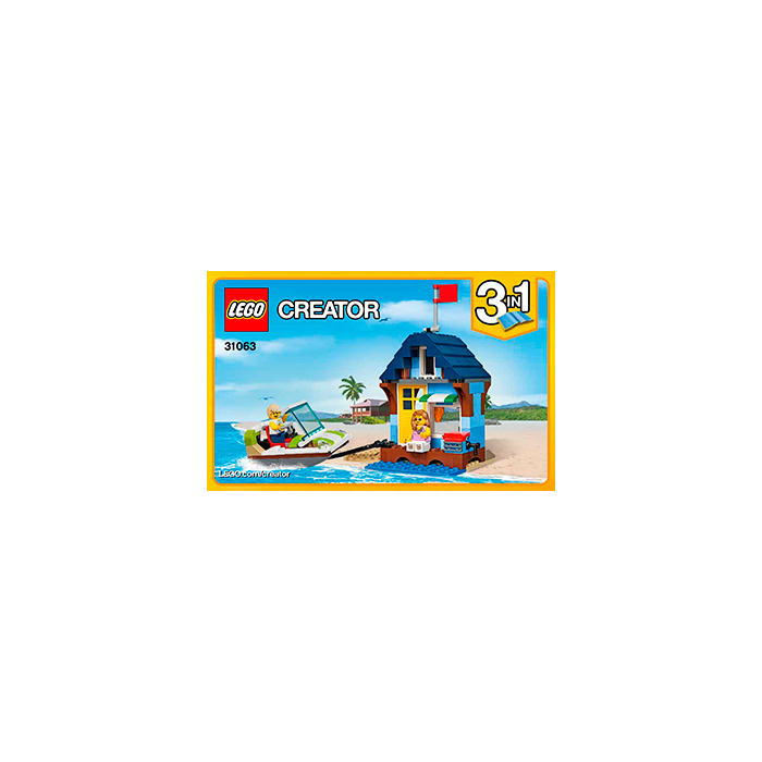 Incarijk Kolibrie haalbaar LEGO Beachside Vacation Set 31063 Instructions | Brick Owl - LEGO  Marketplace