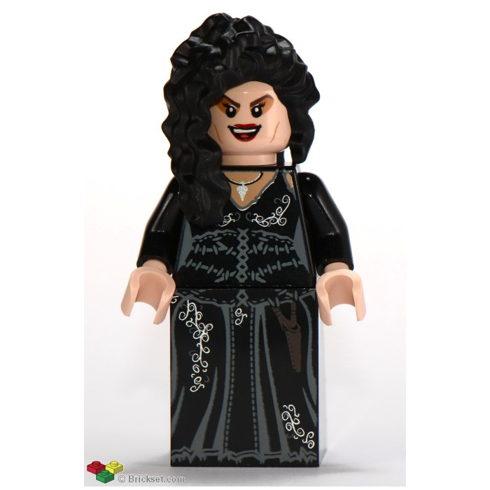 Withered skruenøgle til eksil LEGO Bellatrix Lestrange with Black Dress and Long Black Hair Minifigure |  Brick Owl - LEGO Marketplace