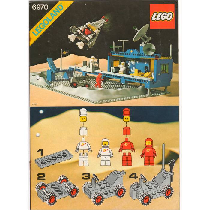 Ersatz Aufkleber/Sticker Set für LEGO Set 6970 Beta I Command Base 1980