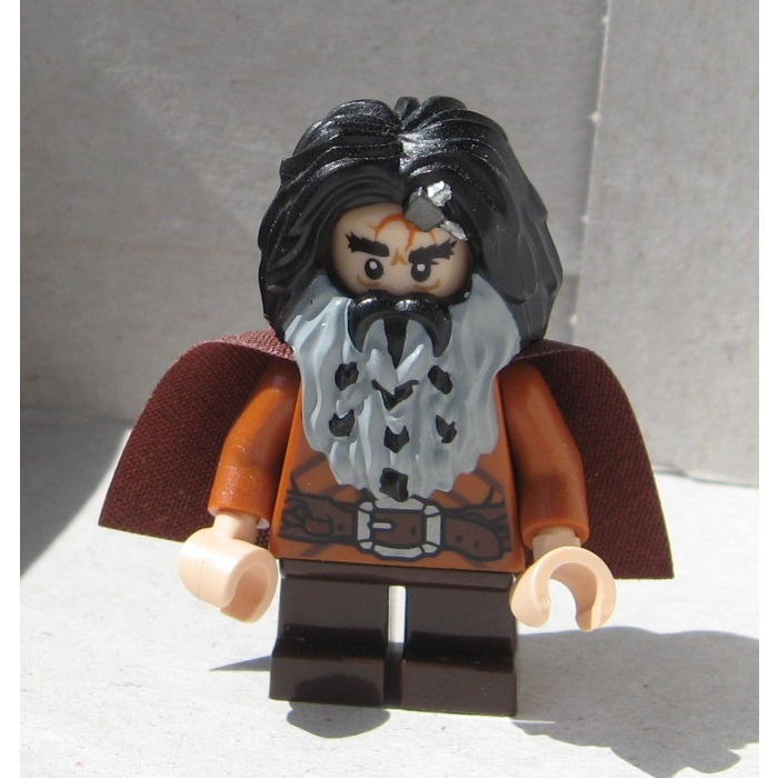 Lego Minifigure Head The Hobbit and The Lord Of The Rings Bifur the Dwarf H27 