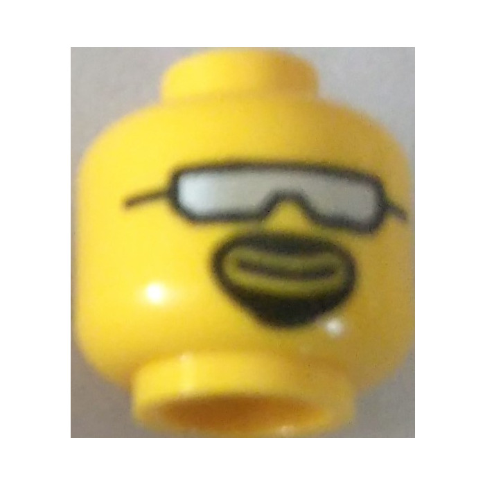 4x Lego ® Head Blank 3626b NEW Black Figures Accessories