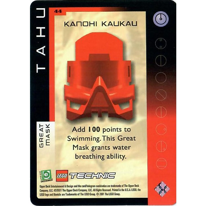 LEGO Bionicle Quest For The Masks Card 044 - Kanohi Kaukau | Brick Owl ...