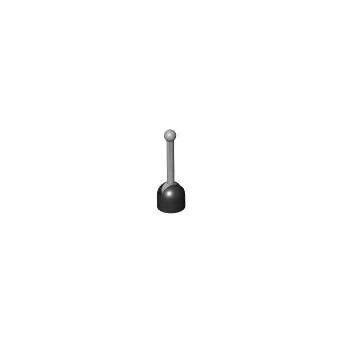 LEGO ~ Mini Antenna #73587 ~ Black with Md Stone Grey Base ~ 20 pcs ~ new