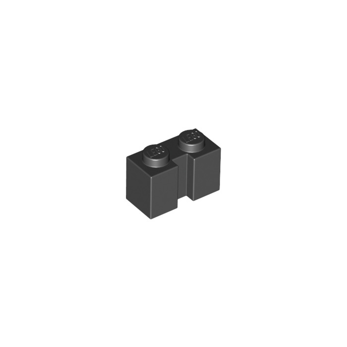 RARE LEGO Brick Black groove ref 4216 for roller door Set 6391/6382/6384/1966 