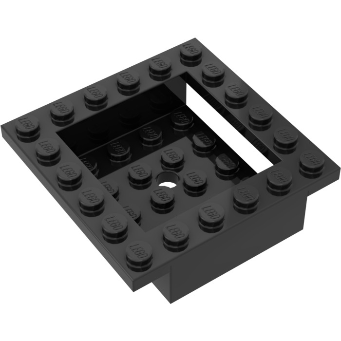 6 x 6 Unterbau Chasis Lego-- 4597 Schwarz Auto Cockpit 