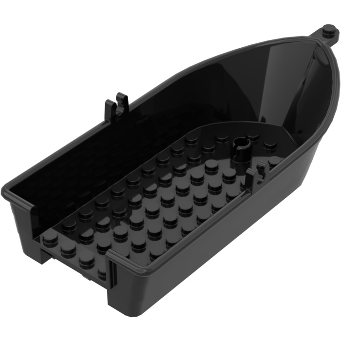 LEGO Black Dinghy 8 X 18 X 3 1 3 33129 Brick Owl LEGO Marketplace