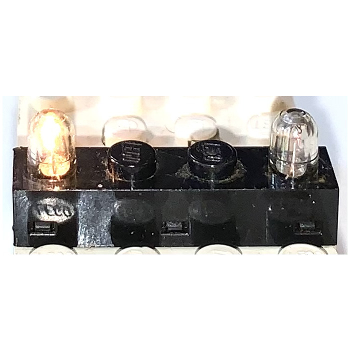 LEGO 4771 9v Light & Sound lampada luce 1x4 BIANCA ferrovia 
